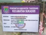 Kurangnya Pengawasan kegiatan Pemeliharaan dan Prasarana, di Soal LSM Geram Banten