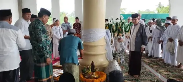 Perdana, Masjid Jamik Baitul Taqwa Desa Pulo ie Gelar Sholat Jumat Perdana, Masjid Jamik Baitul Taqwa Desa Pulo ie Gelar Sholat Jumat