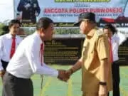 Bupati Beri Penghargaan Kepada Tim Resmob Karena Berhasil Amankan Puluhan Copet di Acara Purworejo Spektakuler
