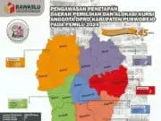 Jumlah kursinya Tetap sama, Namun Penyebaran Kursi Disetiap Dapil Berbeda