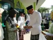 Bupati dan Rombongan Sholat Idul Fitri 1444 H di Ngombol