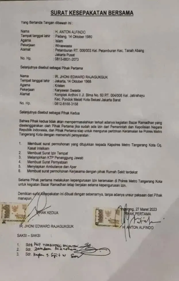 Ramai di Media Sosial dan dilaporkan, Pengelola Bazar Angkat Bicara Ramai di Media Sosial dan dilaporkan, Pengelola Bazar Angkat Bicara