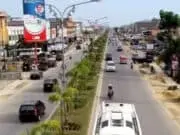 Kota Pangkalan Kerinci, Provinsi Riau, aman dilalui.