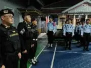 Rutan Purworejo Laksanakan Apel Dekarasi Zero Halinar dan Razia Kamar Hunian