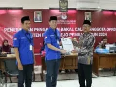 Partai Demokrat Resmi Daftarkan 45 Orang Bacaleg. Mengenai Kepindahan Bupati Ke Partai Nasdem, Yophi Prabowo: Saya Belum Dapat Kabar  