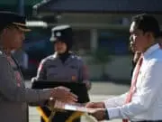 Berhasil Ungkap Kasus Curas, 12 Personil Polres Purworejo Dapat Penghargaan Dari Kapolres