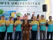 Gowes Universitas Ramaikan Launching STIKes Pemkab Purworejo