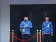 Peringati Hari Lahir Pancasila, Sekjen Suhajar Pimpin Upacara di Lingkup Kemendagri
