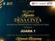 Wakili Jabar, Desa Cinta Raih Juara 1 Lomba Lomdeskel Kabupaten Garut
