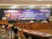 Rencana Pemanfaatan Green Belt di Bendungan Bener Disosialisasikan