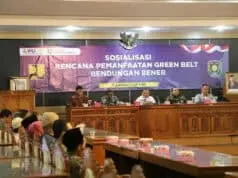 Rencana Pemanfaatan Green Belt di Bendungan Bener Disosialisasikan Rencana Pemanfaatan Green Belt di Bendungan Bener Disosialisasikan
