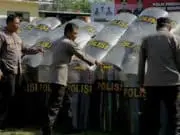 Mengasah Kemampuan Personel, Polres Kebumen Gelar Latihan Pengendalian Massa