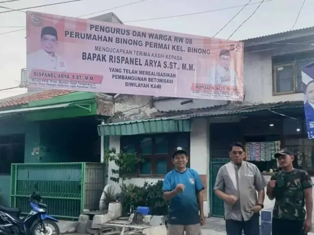 Betonisasi Jalan Sukses, Warga Binong Ucapkan Terima Kasih ke Rispanel