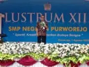 Puncak Acara Lustrum XIII SMPN 4 Purworejo Dihadiri Para Alumni Dari Berbagai Angkatan