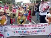 Sebanyak 59 PAUD/TK Se-Kabupaten Purworejo Ikuti Karnaval Memeriahkan HUT Ke 78 RI