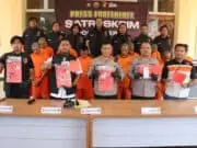 Sat Reskrim Polres Lebak Berhasil Amankan 13 Pelaku Curanmor