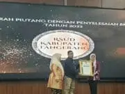Penyerah Piutang Negara Terbanyak, RSUD Kabupaten Tangerang Terima Reksa Bandha Awards