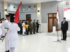 Bupati Zaki Kukuhkan Pasukan Pengibar Bendera HUT ke-78 RI Bupati Zaki Kukuhkan Pasukan Pengibar Bendera HUT ke-78 RI