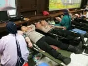 HUT Humas Polri Ke 72 Polres Kebumen Gelar Donor Darah