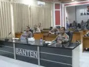 Polda Banten Ikuti Vicon Kesiapan Satgas Preventif dalam Rangka Ops Mantap Brata