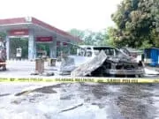 Masih Pendalaman Polisi Insiden Sedan Terbakar di SPBU Mutiara Asahan, Pemilik Mobil Masih Dicari