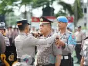 Memasuki Purna Tugas Dua Personel Polres Purworejo Terima Kenaikan Pangkat Penghargaan.