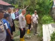 Kapolres Asahan Salurkan Bantuan Sembako Kepada Warga Terdampak Banjir