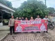 Polsek Prapat Janji Asahan Berikan Pesan ke Masyarakat Melalui Jumat Curhat