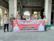 Kapolsek Simpang Empat Asahan Sampaikan Pesan Kamtibmas