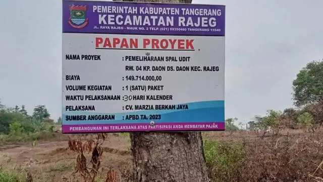 Diduga Asal Pasang, Proyek Pemeliharaan SPAL -Uditch di Kecamatan Rajeg Terkesan Asal Pasang Diduga Asal Pasang, Proyek Pemeliharaan SPAL -Uditch di Kecamatan Rajeg Terkesan Asal Pasang