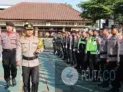 Jelang Nataru, Polres Purworejo Gelar Pasukan Operasi Lilin Candi 2023