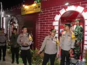 Kopolres Purworejo Monitoring Pos Perayaan dan Pos Terpadu di Malam Natal