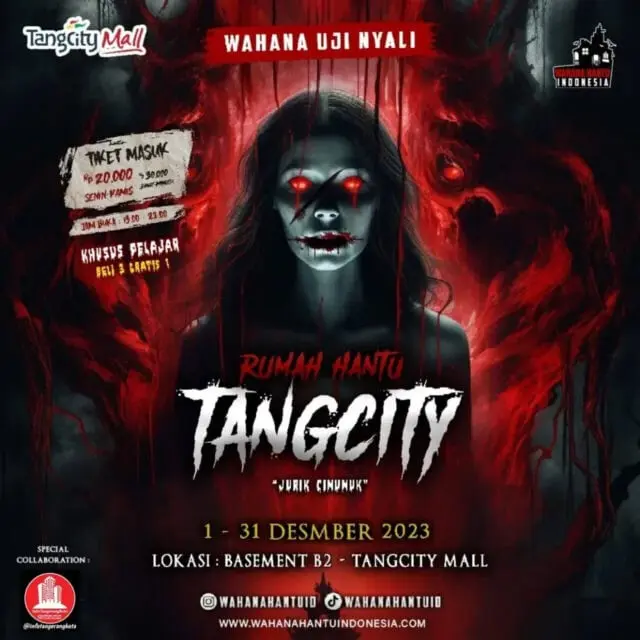 Wahana Rumah Hantu TangCity Kembali Hadir, Tiket Menarik Bagi Pelajar Wahana Rumah Hantu TangCity Kembali Hadir, Tiket Menarik Bagi Pelajar