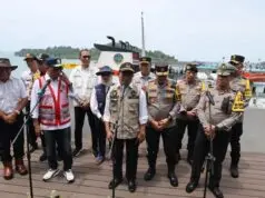 Jelang Nataru, Menko PMK Didampingi Mentri Perhubungan dan Kakorlantas Cek Kesiapan Pelabuhan Merak-Bakauheni