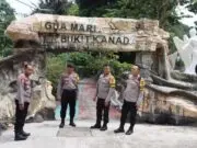 Kapolres Lebak Cek Pengamanan Wisata Religi Goa Maria Bukit Kanada