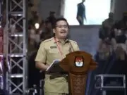 Hadiri Rapat Konsolidasi KPU, Plh. Dirjen Polpum Kemendagri Ajak Generasi Muda Sukseskan Pemilu 2024