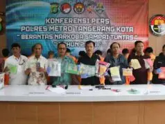 Satresnarkoba Polres Metro Tangerang Kota Sita Ribuan Butir Obat Terlarang Siap Edar