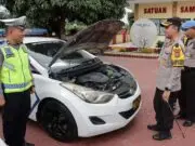 Pastikan Kegiatan Lancar, Kapolres Asahan Cek Kendaraan Dinas Anggotanya