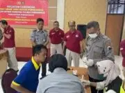 Polres Purworejo Laksanakan Tes Urine Terhadap Warga Binaan Rutan Kelas II B Purworejo