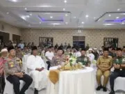 Safari Ramadhan 1445 H Kapolri dan Panglima TNI Buka Puasa Bersama dengan Tokoh Ulama dan Masyarakat di Polda Banten