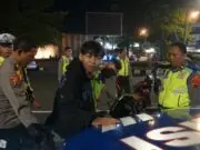 Puluhan Ranmor dengan Knalpot Brong Diamankan Polres Purworejo Pada Malam Takbiran