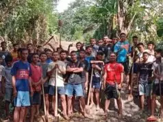 Prihatin Kondisi Jalan Yang Rusak,Kaum Muda Mawe Desa Golo Lajang Barat, Manggarai Barat NTT Gelar Bakti Sosial Prihatin Kondisi Jalan Yang Rusak,Kaum Muda Mawe Desa Golo Lajang Barat, Manggarai Barat NTT Gelar Bakti Sosial