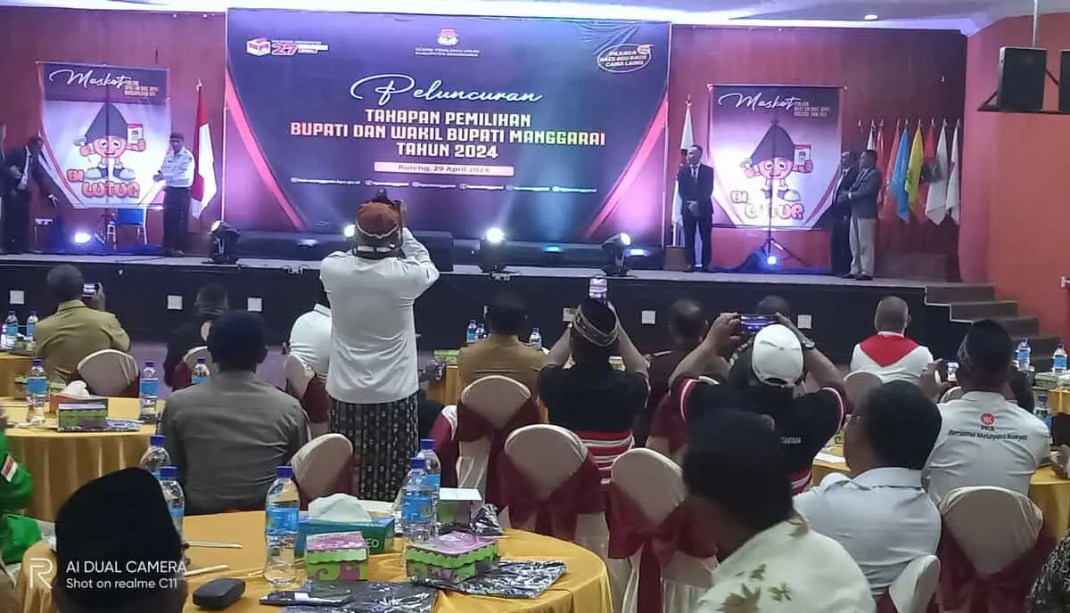 KPUD Kabupaten Manggarai NTT Melounching Tahapan Pemilihan Bupati Dan Wakil Bupati Tahun 2024 KPUD Kabupaten Manggarai NTT Melounching Tahapan Pemilihan Bupati Dan Wakil Bupati Tahun 2024