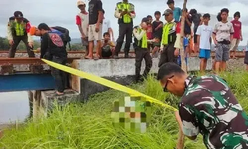 Mencari Rumput, Seorang Ayah Tersambar KA Tepat di Depan Anaknya