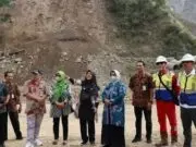 Pembangunan Bendungan Bener Sudah Mencapai 42 Persen, Bupati Pastikan Proses Pembangunan Berjalan Lancar