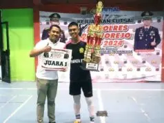 Yonif 412 Raih Juara I Dalam Final Tournament Futsal Kapolres Purworejo Cup 2024