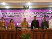 Buka Sosialisasi Netralitas ASN, Pj Sekda Tegaskan ASN Wajib Netral