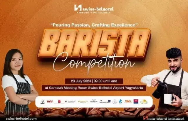 Swiss-Belhotel Airport Yogyakarta Akan Meggelar Kompetisi Barista 2024 Swiss-Belhotel Airport Yogyakarta Akan Meggelar Kompetisi Barista 2024