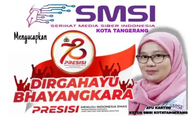 Sinergitas dengan Polri, SMSI Kota Tangerang Ucapkan Selamat HUT Bhayangkara ke 78