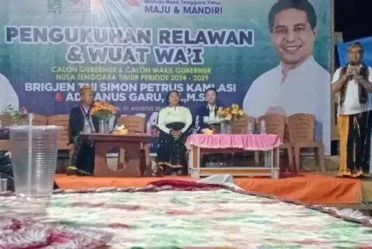 Jelang Pendaftaran Di KPU, SIAGA Gelar Acara Wuat Wa’i Dan Mengukuhkan Relawan DI Kampung Halaman Bacawagub Andre Garu Jelang Pendaftaran Di KPU, SIAGA Gelar Acara Wuat Wa'i Dan Mengukuhkan Relawan DI Kampung Halaman Bacawagub Andre Garu